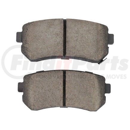 1003-1157C by MPA ELECTRICAL - Quality-Built Disc Brake Pad Set - Black Series, Ceramic, with Hardware