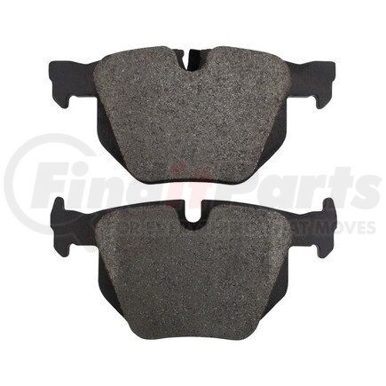 1003-1170M by MPA ELECTRICAL - Quality-Built Disc Brake Pad Set - Black Series, Semi-Metallic, with Hardware