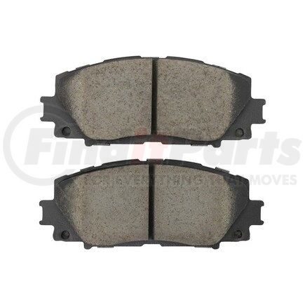 1003-1184AC by MPA ELECTRICAL - Quality-Built Disc Brake Pad Set - Black Series, Ceramic, with Hardware