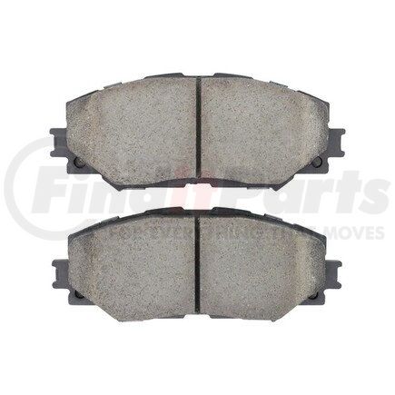 1003-1210C by MPA ELECTRICAL - Quality-Built Disc Brake Pad Set - Black Series, Ceramic, with Hardware