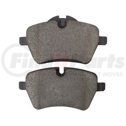 1003-1204M by MPA ELECTRICAL - Quality-Built Black Series Semi-Metallic Brake Pads w/ Hardware