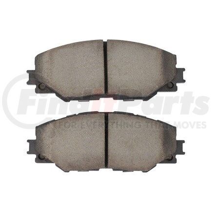 1003-1211C by MPA ELECTRICAL - Quality-Built Disc Brake Pad Set - Black Series, Ceramic, with Hardware