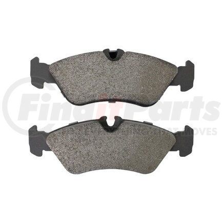 1003-1229M by MPA ELECTRICAL - Quality-Built Disc Brake Pad Set - Black Series, Semi-Metallic, with Hardware