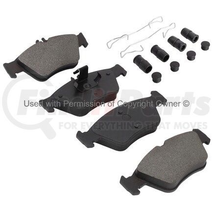 1001-0710C by MPA ELECTRICAL - Quality-Built Premium Ceramic Brake Pads w/ Hardware