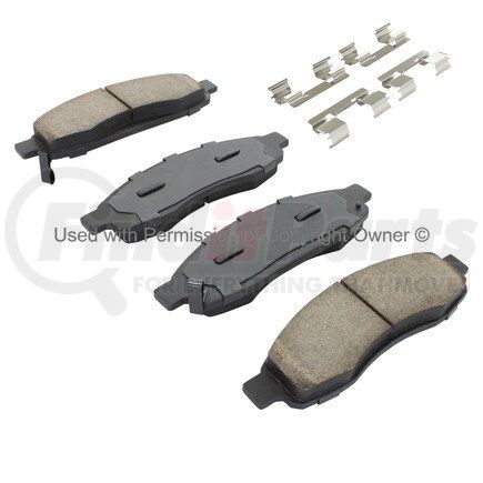 1001-1183M by MPA ELECTRICAL - Quality-Built Premium Semi-Metallic Brake Pads w/ Hardware