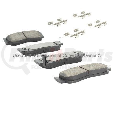 1001-1297M by MPA ELECTRICAL - Quality-Built Premium Semi-Metallic Brake Pads w/ Hardware