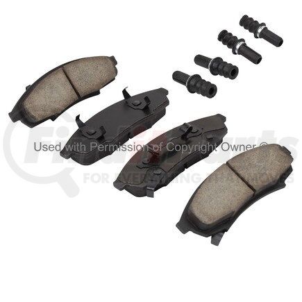 1002-0376M by MPA ELECTRICAL - Quality-Built Work Force Heavy Duty Brake Pads w/ Hardware