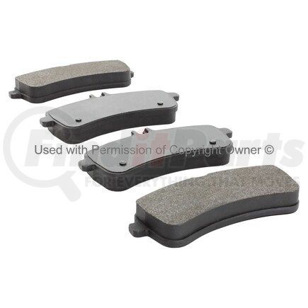 1001-1681M by MPA ELECTRICAL - Quality-Built Premium Semi-Metallic Brake Pads w/ Hardware