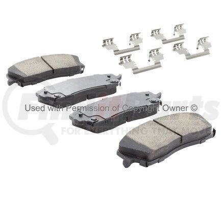 1002-1056M by MPA ELECTRICAL - Quality-Built Work Force Heavy Duty Brake Pads w/ Hardware