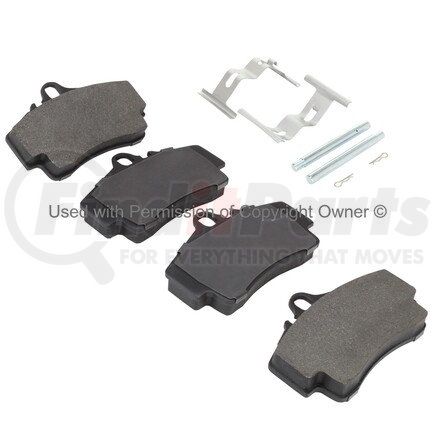 1003-0738C by MPA ELECTRICAL - Quality-Built Black Series Ceramic Brake Pads w/ Hardware