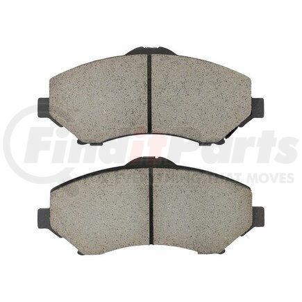 1003-1273C by MPA ELECTRICAL - Quality-Built Disc Brake Pad Set - Black Series, Ceramic, with Hardware