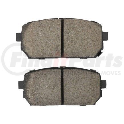 1003-1296C by MPA ELECTRICAL - Quality-Built Black Series Ceramic Brake Pads w/ Hardware