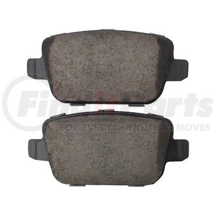 1003-1314C by MPA ELECTRICAL - Quality-Built Disc Brake Pad Set - Black Series, Ceramic, with Hardware