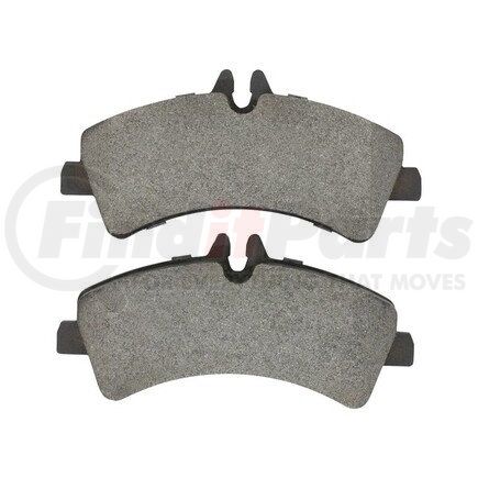 1003-1318M by MPA ELECTRICAL - Quality-Built Black Series Semi-Metallic Brake Pads w/ Hardware