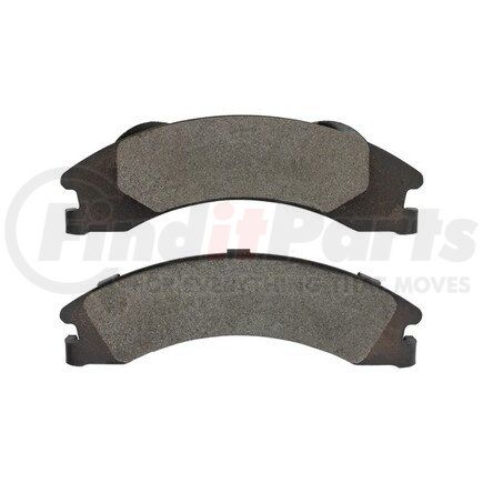 1003-1329M by MPA ELECTRICAL - Quality-Built Black Series Semi-Metallic Brake Pads w/ Hardware