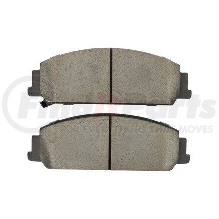 1003-1351C by MPA ELECTRICAL - Quality-Built Disc Brake Pad Set - Black Series, Ceramic, with Hardware