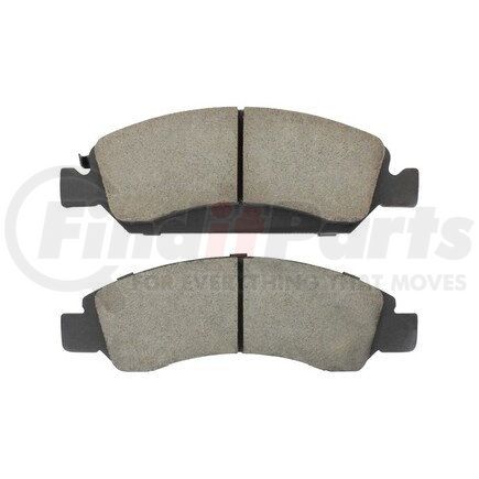 1003-1363C by MPA ELECTRICAL - Quality-Built Disc Brake Pad Set - Black Series, Ceramic, with Hardware