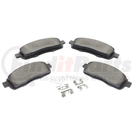 1003-1392M by MPA ELECTRICAL - Quality-Built Black Series Semi-Metallic Brake Pads w/ Hardware