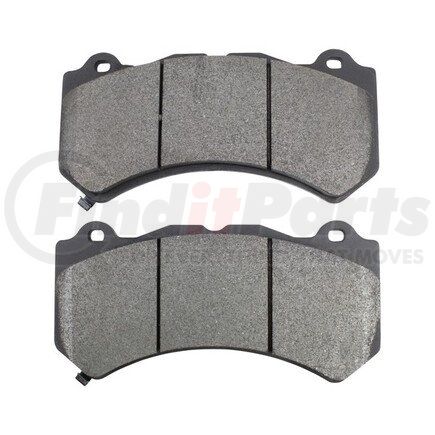 1003-1405AM by MPA ELECTRICAL - Quality-Built Disc Brake Pad Set - Black Series, Semi-Metallic, with Hardware