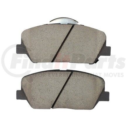 1003-1413C by MPA ELECTRICAL - Quality-Built Disc Brake Pad Set - Black Series, Ceramic, with Hardware