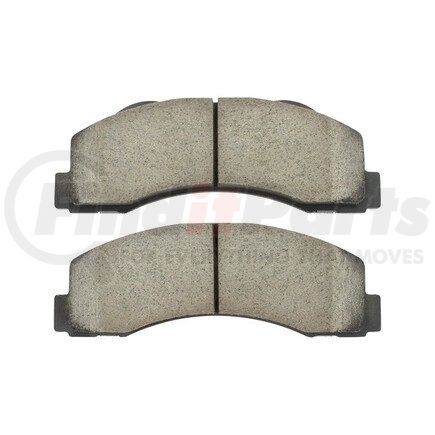 1003-1414C by MPA ELECTRICAL - Quality-Built Disc Brake Pad Set - Black Series, Ceramic, with Hardware