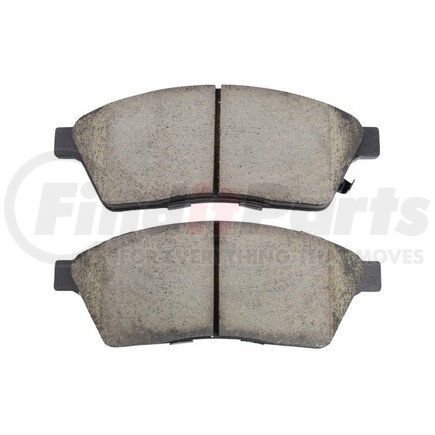 1003-1422C by MPA ELECTRICAL - Quality-Built Disc Brake Pad Set - Black Series, Ceramic, with Hardware