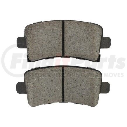 1003-1430AC by MPA ELECTRICAL - Quality-Built Disc Brake Pad Set - Black Series, Ceramic, with Hardware