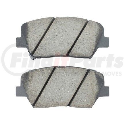 1003-1432C by MPA ELECTRICAL - Quality-Built Disc Brake Pad Set - Black Series, Ceramic, with Hardware