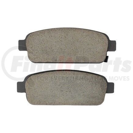 1003-1468C by MPA ELECTRICAL - Quality-Built Disc Brake Pad Set - Black Series, Ceramic, with Hardware