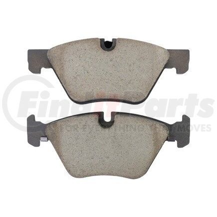 1003-1504M by MPA ELECTRICAL - Quality-Built Disc Brake Pad Set - Black Series, Semi-Metallic, with Hardware