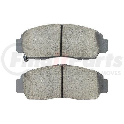 1003-1506C by MPA ELECTRICAL - Quality-Built Disc Brake Pad Set - Black Series, Ceramic, with Hardware