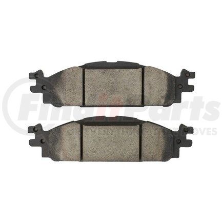 1003-1508C by MPA ELECTRICAL - Quality-Built Disc Brake Pad Set - Black Series, Ceramic, with Hardware