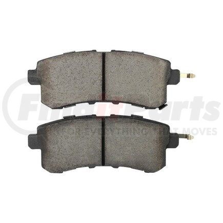 1003-1510C by MPA ELECTRICAL - Quality-Built Disc Brake Pad Set - Black Series, Ceramic, with Hardware