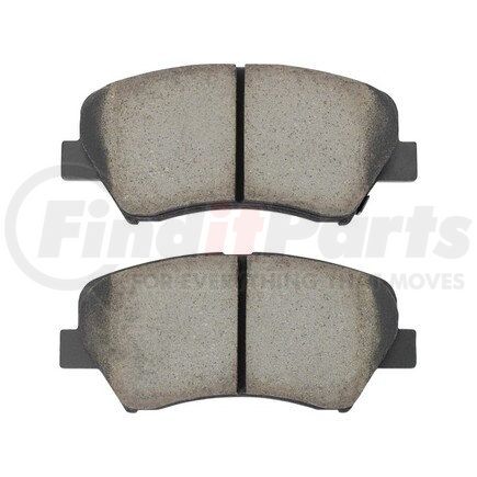 1003-1543C by MPA ELECTRICAL - Quality-Built Disc Brake Pad Set - Black Series, Ceramic, with Hardware