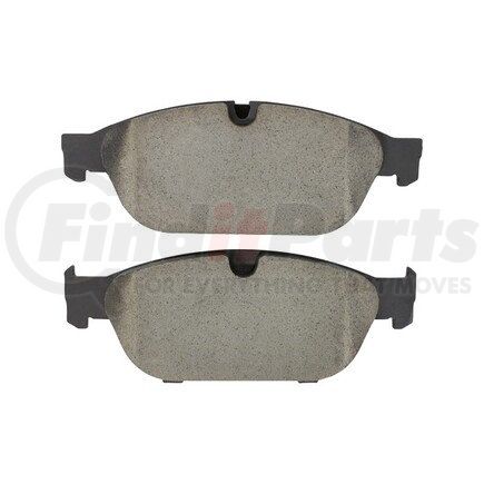 1003-1549M by MPA ELECTRICAL - Quality-Built Black Series Semi-Metallic Brake Pads w/ Hardware