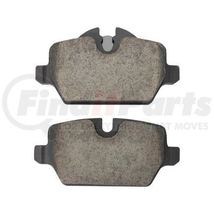 1003-1554C by MPA ELECTRICAL - Quality-Built Disc Brake Pad Set - Black Series, Ceramic, with Hardware