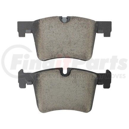 1003-1561M by MPA ELECTRICAL - Quality-Built Disc Brake Pad Set - Black Series, Semi-Metallic, with Hardware