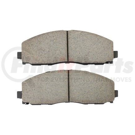 1003-1589C by MPA ELECTRICAL - Quality-Built Disc Brake Pad Set - Black Series, Ceramic, with Hardware