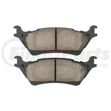 1003-1602C by MPA ELECTRICAL - Quality-Built Disc Brake Pad Set - Black Series, Ceramic, with Hardware