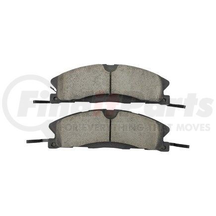 1003-1611AC by MPA ELECTRICAL - Quality-Built Disc Brake Pad Set - Black Series, Ceramic, with Hardware