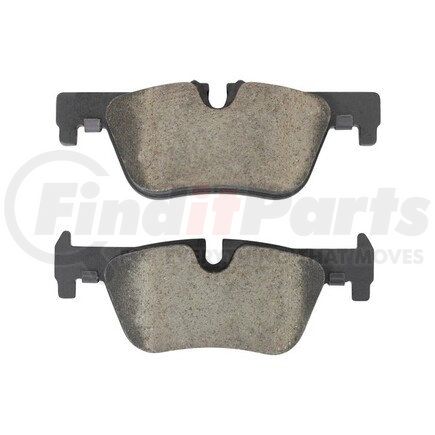 1003-1613C by MPA ELECTRICAL - Quality-Built Disc Brake Pad Set - Black Series, Ceramic, with Hardware