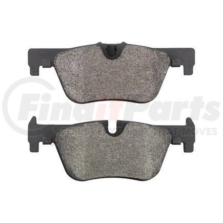 1003-1613M by MPA ELECTRICAL - Quality-Built Disc Brake Pad Set - Black Series, Semi-Metallic, with Hardware