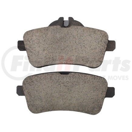 1003-1630AC by MPA ELECTRICAL - Quality-Built Disc Brake Pad Set - Black Series, Ceramic, with Hardware