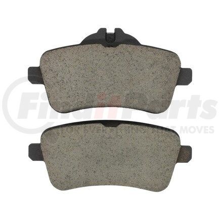 1003-1630M by MPA ELECTRICAL - Quality-Built Disc Brake Pad Set - Black Series, Semi-Metallic, with Hardware