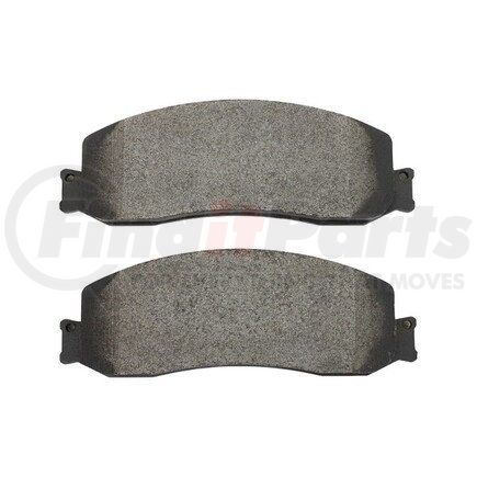 1003-1631M by MPA ELECTRICAL - Quality-Built Disc Brake Pad Set - Black Series, Semi-Metallic, with Hardware