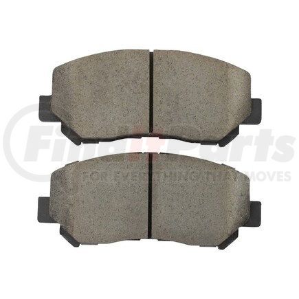 1003-1640C by MPA ELECTRICAL - Quality-Built Disc Brake Pad Set - Black Series, Ceramic, with Hardware