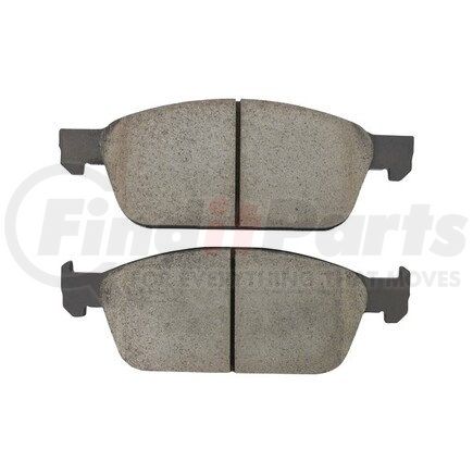 1003-1645C by MPA ELECTRICAL - Quality-Built Disc Brake Pad Set - Black Series, Ceramic, with Hardware