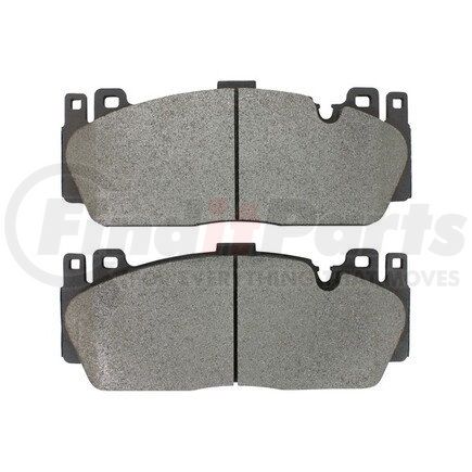 1003-1648M by MPA ELECTRICAL - Quality-Built Disc Brake Pad Set - Black Series, Semi-Metallic, with Hardware