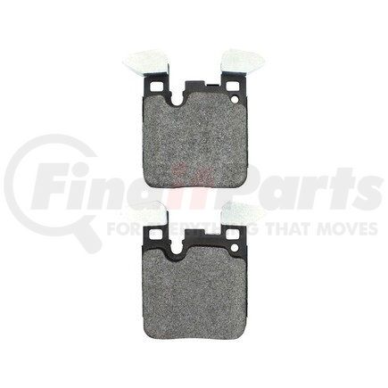 1003-1656M by MPA ELECTRICAL - Quality-Built Disc Brake Pad Set - Black Series, Semi-Metallic, with Hardware