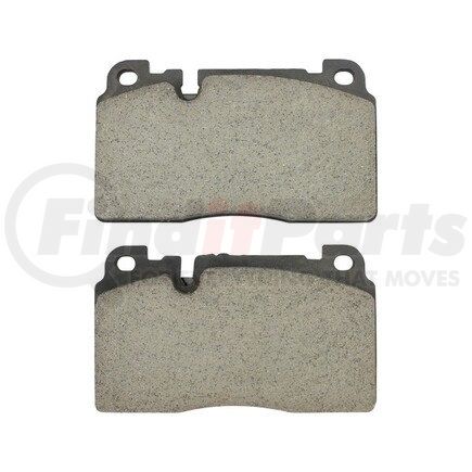 1003-1663M by MPA ELECTRICAL - Quality-Built Disc Brake Pad Set - Black Series, Semi-Metallic, with Hardware